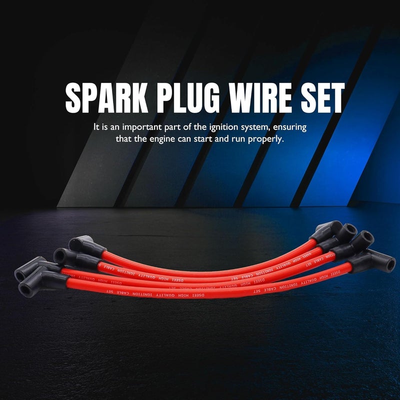 OXCANO 18-8839 4pcs 0mm Lead Wire Spark Plug Compatible with Johnson Evinrude 90 115 HP Outboard Engines Replacement for 9-28092 - Image 5